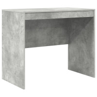 Produktbild för Skrivbord med låda med hylla med lagring 2 pcs Betonggrå
