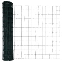 Produktbild för Utomhus Euro Zaorlarsgränd 25 x 1 m PVC-belagda stål Grön Mesh