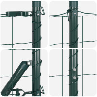 Produktbild för Utomhus Euro Zaorlarsgränd 25 x 1 m PVC-belagda stål Grön Mesh