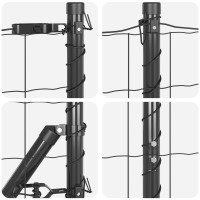 Produktbild för Utomhus Euro Zaorlarsgränd 10 x 1,5 m PVC-belagda stål Grå Mesh