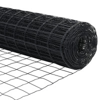 Produktbild för Utomhus Euro Zaorlarsgränd 50 x 0,4 m PVC-belagda stål Grå Mesh