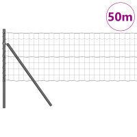 Produktbild för Utomhus Euro Zaorlarsgränd 50 x 0,4 m PVC-belagda stål Grå Mesh