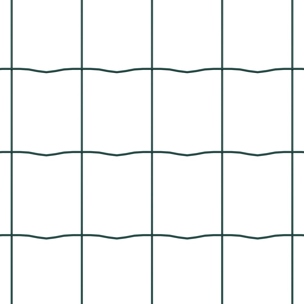 Produktbild för Utomhus Euro Stängsel med Spikar 50 x 0,6 m PVC-belagda stål