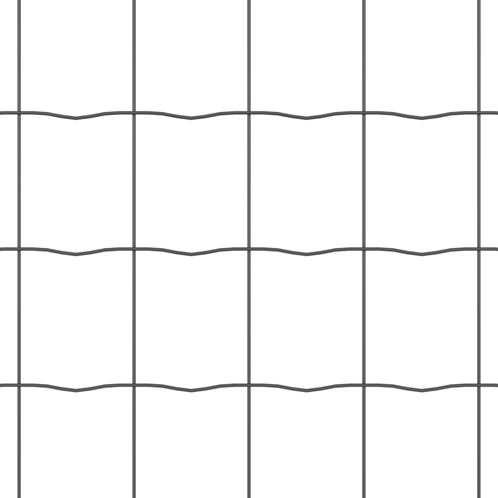 Produktbild för Svetsat trådgalleri med piggar 50 x 0,4 m (B x H)