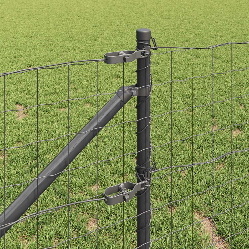Produktbild för Svetsat trådgalleri med piggar 50 x 0,4 m (B x H)