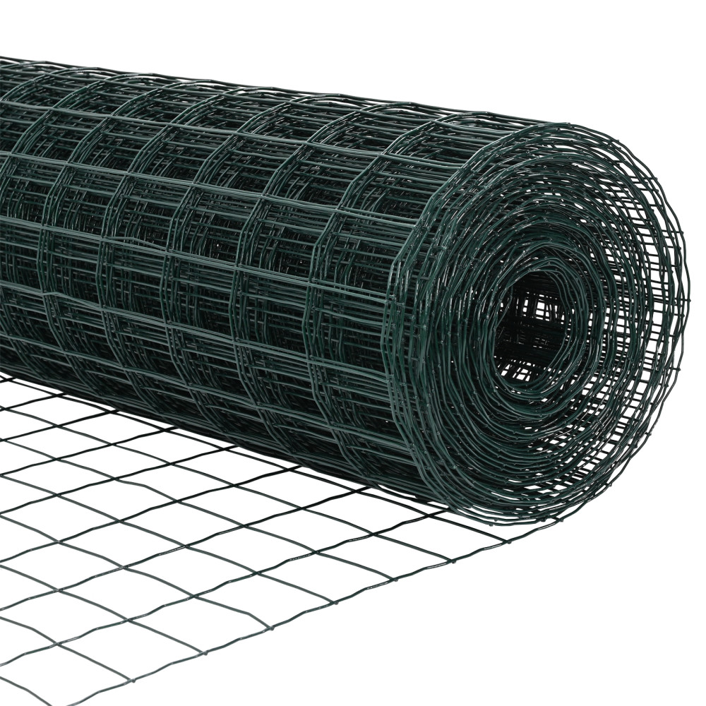 Produktbild för Svetsat Stålstaket med Betongbas 50 x 0,4 m (B x H)