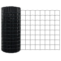 Produktbild för Svetsat Stålstaket med Betongbas 50 x 0,6 m (B x H)