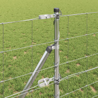 Produktbild för Markfixerat Svetsat Stängsel 25 x 0,8 m Varmförzinkad stål Mesh
