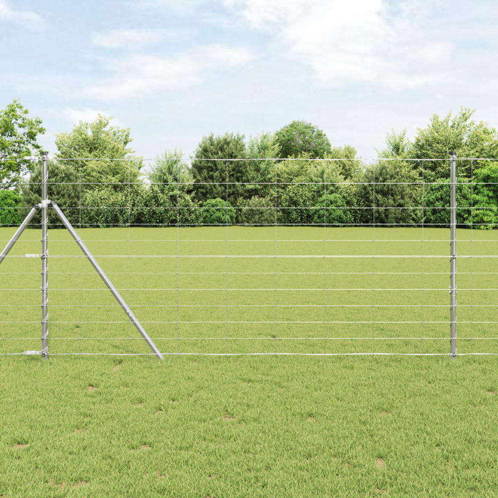 Produktbild för Markfixerat Svetsat Stängsel 25 x 1,2 m Varmförzinkad stål Mesh