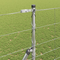 Produktbild för Markfixerat Svetsat Stängsel 25 x 1,4 m Varmförzinkad stål Mesh