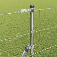 Produktbild för Markfixerat Svetsat Stängsel 25 x 1,5 m Varmförzinkad stål Mesh