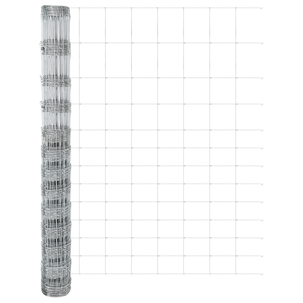 Produktbild för Markfixerat Svetsat Stängsel 25 x 1,5 m Varmförzinkad stål Mesh