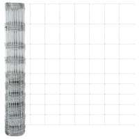 Produktbild för Markfixerat Svetsat Stängsel 50 x 1,2 m Varmförzinkad stål Mesh