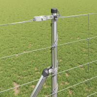 Produktbild för Markfixerat Svetsat Stängsel 50 x 1,2 m Varmförzinkad stål Mesh