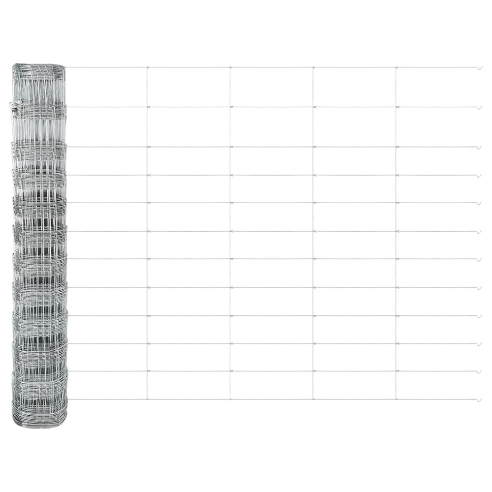 Produktbild för Markfixerat Svetsat Stängsel 50 x 1,2 m Varmförzinkad stål Mesh
