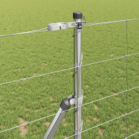 Produktbild för Markfixerat Svetsat Stängsel 50 x 1,2 m Varmförzinkad stål Mesh