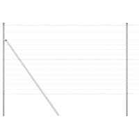 Produktbild för Markfixerat Svetsat Stängsel 50 x 1,4 m Varmförzinkad stål Mesh
