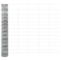 Produktbild för Markfixerat Svetsat Stängsel 50 x 1,4 m Varmförzinkad stål Mesh