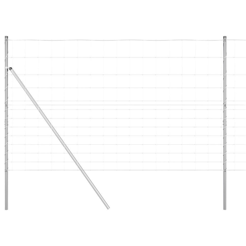 Produktbild för Markfixerat Svetsat Stängsel 50 x 1,5 m Varmförzinkad stål Mesh