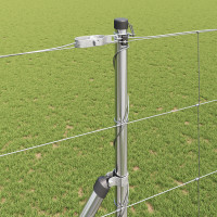 Produktbild för Markfixerat Svetsat Stängsel 50 x 1,5 m Varmförzinkad stål Mesh
