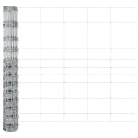 Produktbild för Markfixerat Svetsat Stängsel 50 x 1,5 m Varmförzinkad stål Mesh