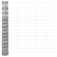 Produktbild för Markfixerat Svetsat Stängsel 50 x 1,6 m Varmförzinkad stål Mesh