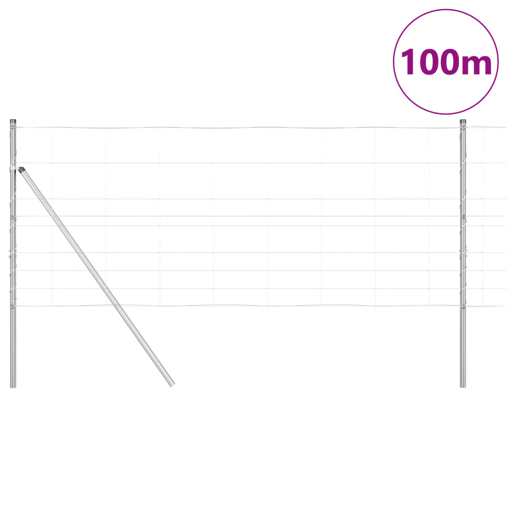 Produktbild för Markfixerat Svetsat Stängsel 100 x 1 m (B x H)