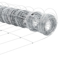 Produktbild för Svetsat trådgalleri med piggar 50 x 0,8 m Varmförzinkad stål