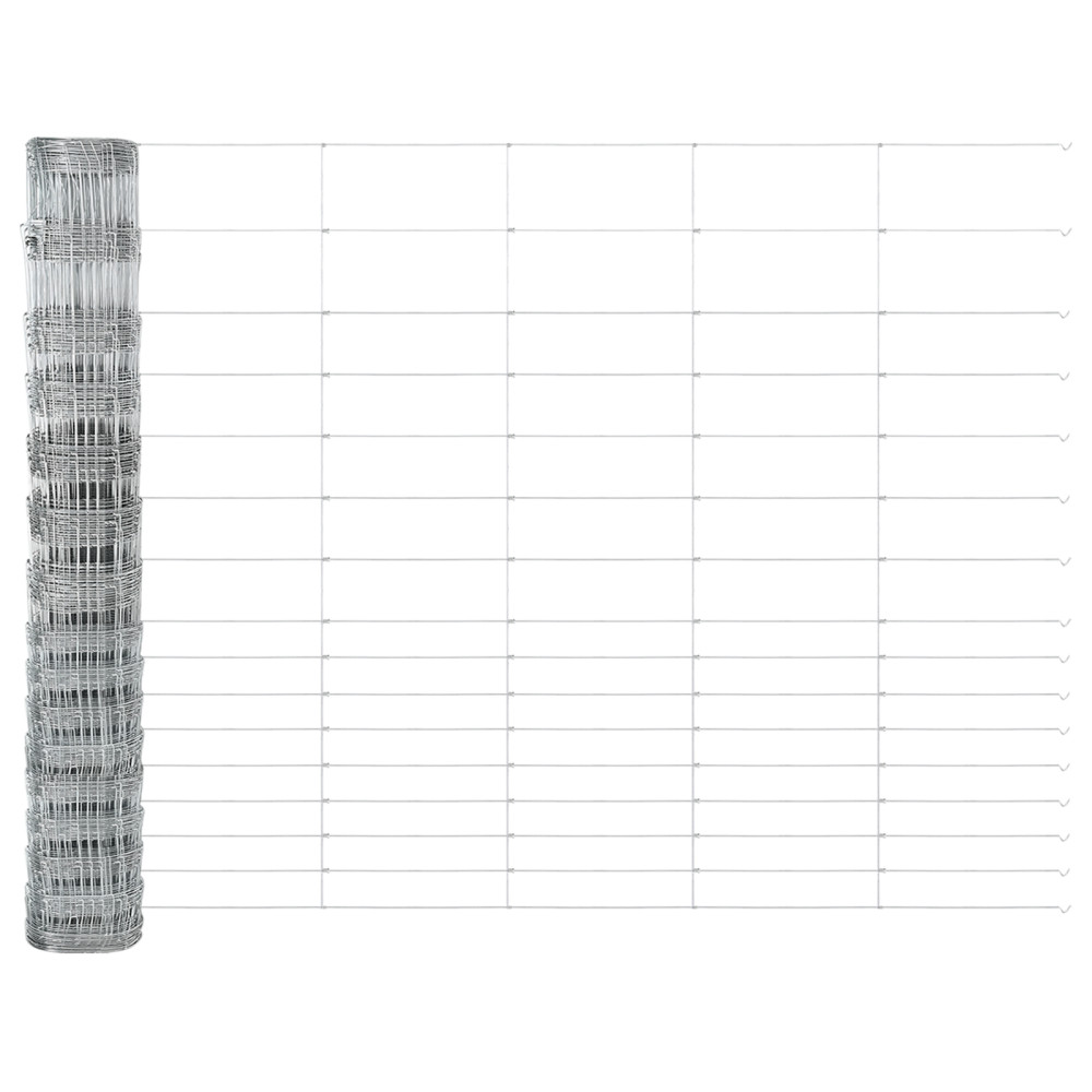 Produktbild för Svetsat Stålstaket med Betongbas 50 x 1,2 m (B x H)