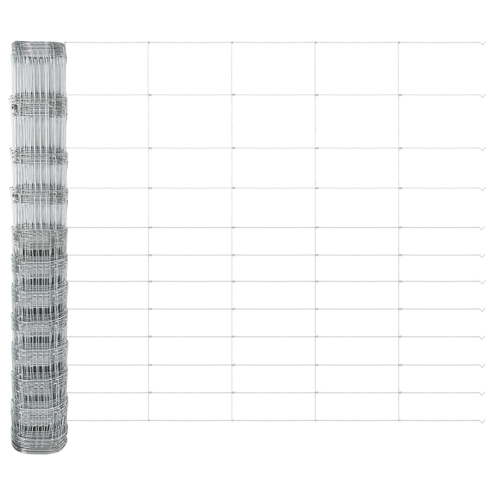 Produktbild för Svetsat Stålstaket med Betongbas 50 x 1,4 m (B x H)