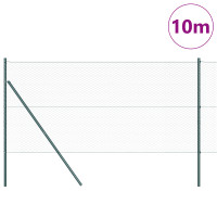 Produktbild för Utomhus sexkantig stängsel markfäste 10 x 1,2 m Grön Mesh