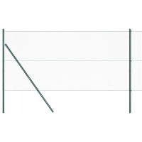 Produktbild för Utomhus sexkantig stängsel markfäste 10 x 1,2 m Grön Mesh