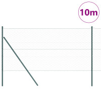Produktbild för Utomhus sexkantig stängsel markfäste 10 x 1,2 m Grön Mesh