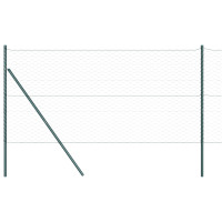Produktbild för Utomhus sexkantig stängsel markfäste 10 x 1,2 m Grön Mesh
