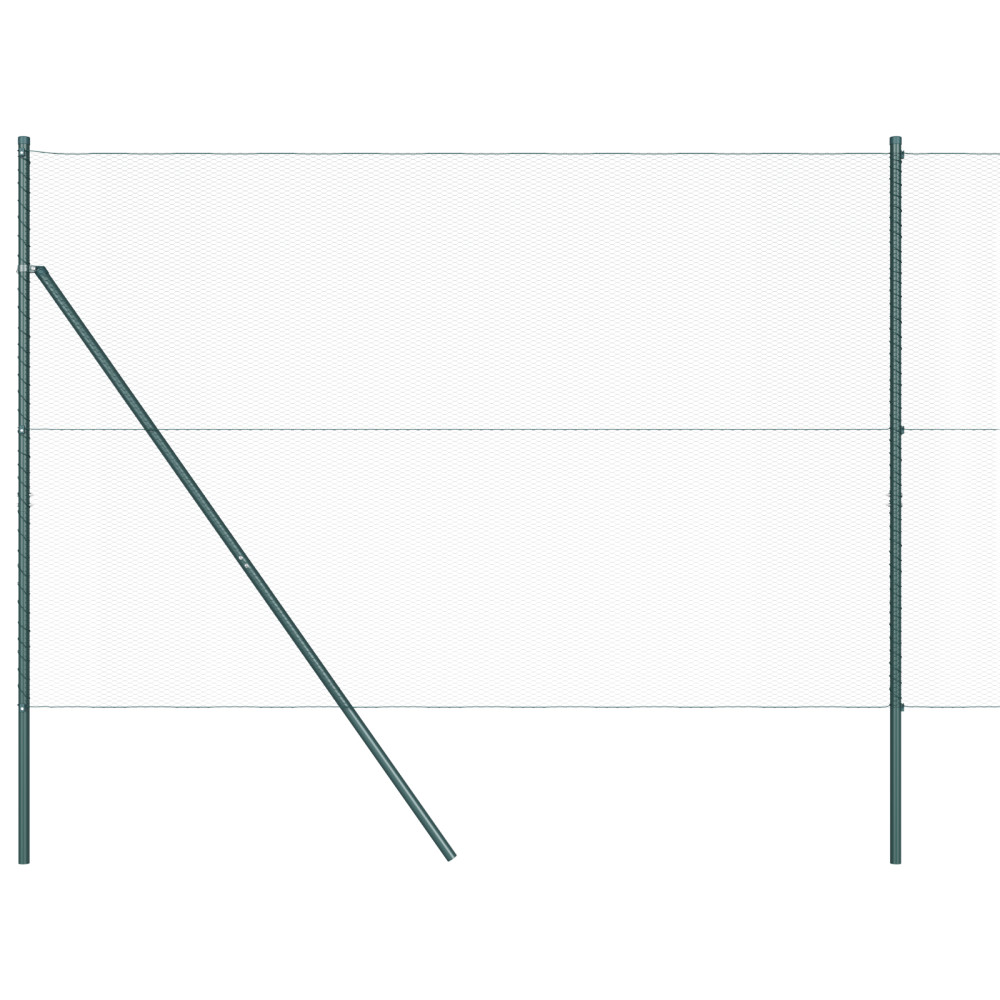 Produktbild för Utomhus sexkantig stängsel markfäste 10 x 1,6 m Grön Mesh