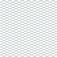 Produktbild för Utomhus sexkantig stängsel markfäste 10 x 1,6 m Grön Mesh