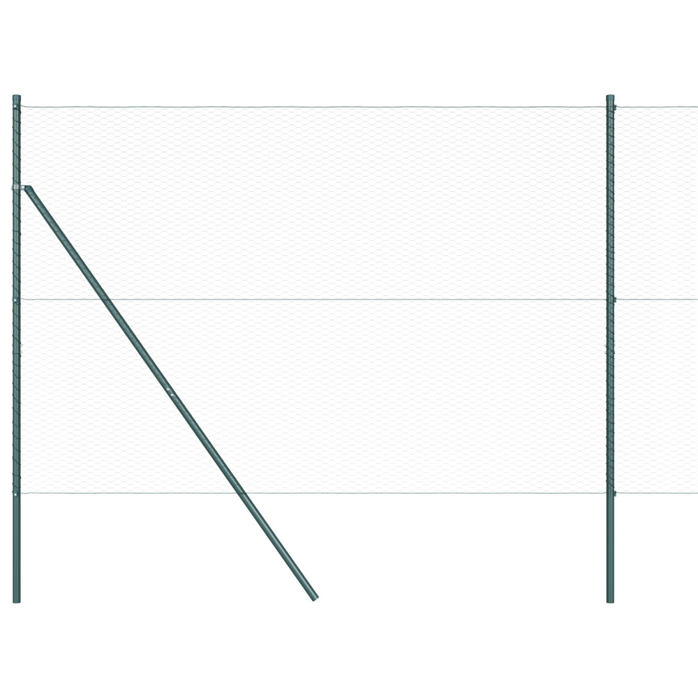 Produktbild för Markfixerat Svetsat Stängsel 10 x 1,6 m (B x H)