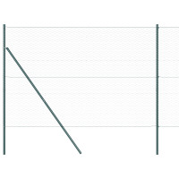 Produktbild för Utomhus sexkantig stängsel markfäste 10 x 1,6 m Grön Mesh