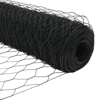 Produktbild för Markfixerat Svetsat Stängsel 10 x 1 m (B x H) PVC-belagda stål