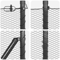 Produktbild för Markfixerat Svetsat Stängsel 10 x 1,2 m (B x H)