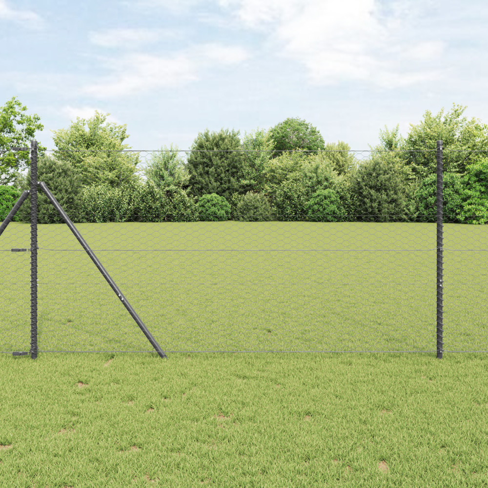 Produktbild för Markfixerat Svetsat Stängsel 10 x 1,2 m (B x H)