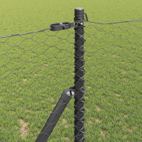 Produktbild för Markfixerat Svetsat Stängsel 10 x 1,2 m (B x H)
