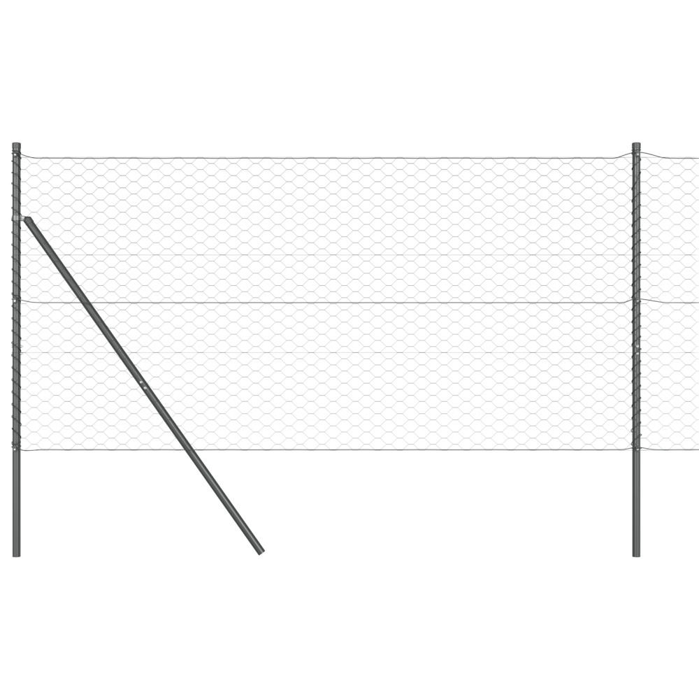 Produktbild för Markfixerat Svetsat Stängsel 10 x 1,2 m (B x H)