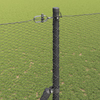 Produktbild för Markfixerat Svetsat Stängsel 10 x 1,6 m (B x H)