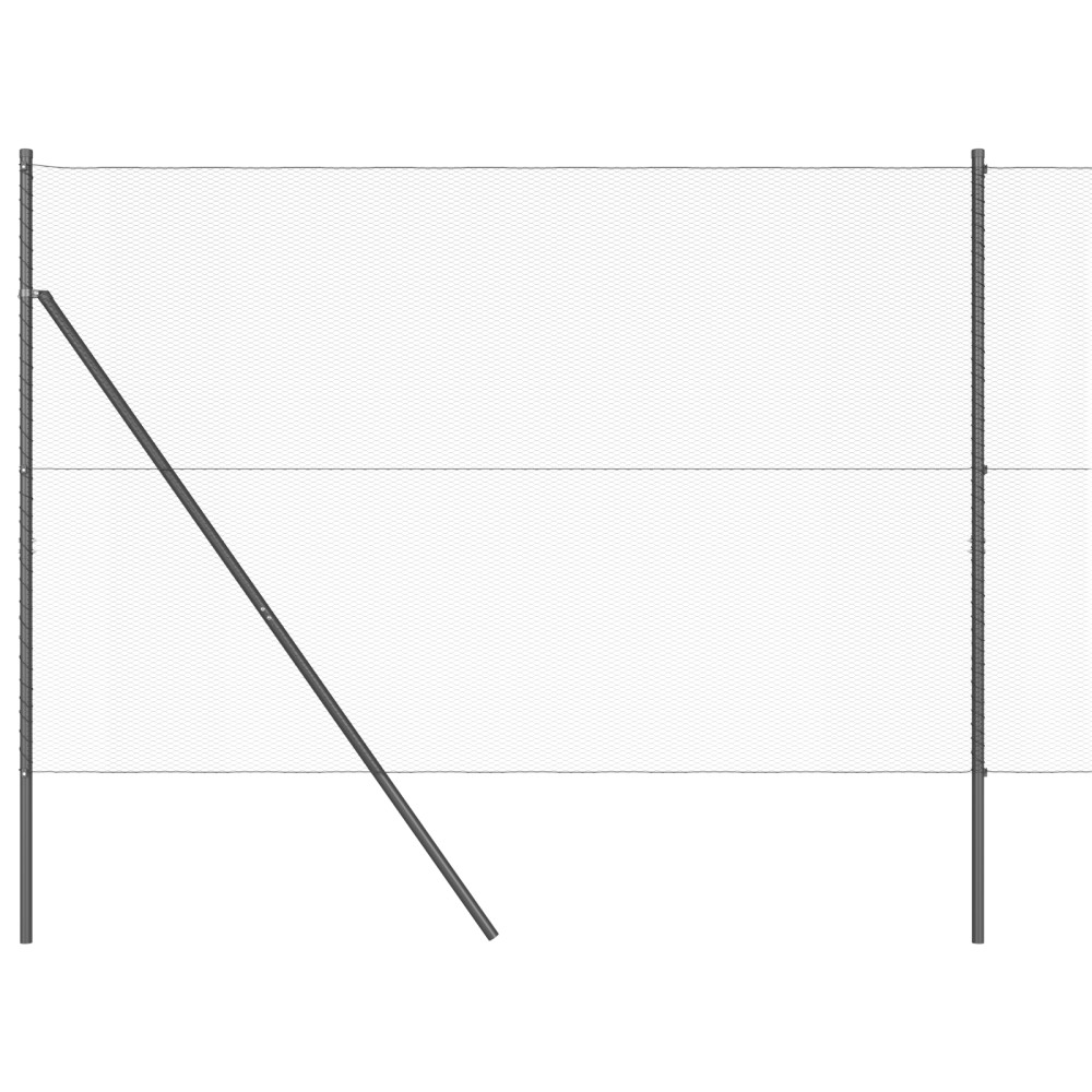 Produktbild för Markfixerat Svetsat Stängsel 10 x 1,6 m (B x H)