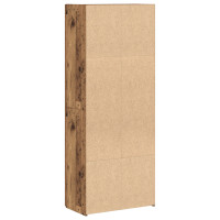 Produktbild för Kontorsskåp Gammalt trä 60 x 32 x 152,5 cm Konstruerat trä