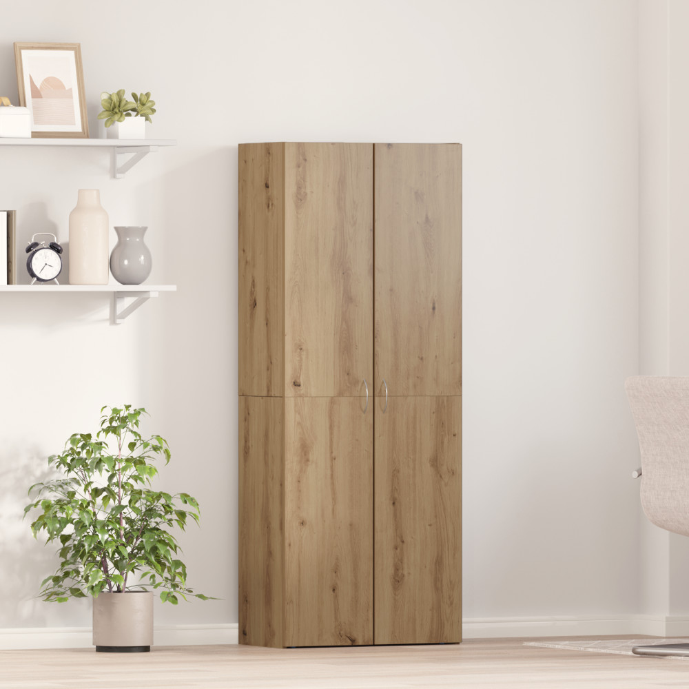 Produktbild för Kontorsskåp Artisan Ek 60 x 32 x 152,5 cm Konstruerat trä