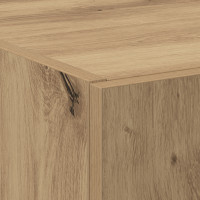 Produktbild för Kontorsskåp Artisan Ek 60 x 32 x 152,5 cm Konstruerat trä