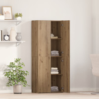 Produktbild för Kontorsskåp Artisan Ek 60 x 32 x 152,5 cm Konstruerat trä