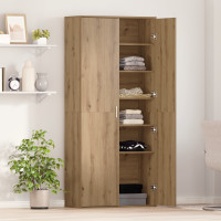 Produktbild för Högskåp artisan ek 80 x 35 x 180 cm Konstruerat trä